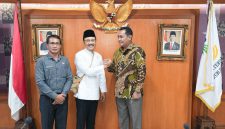 Wakil Bupati Nias Selatan Yusuf Nache bersama Mensos RI, Saifullah Yusuf
