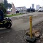 Kondisi tanggul Grand Galaxy City (GGC) yang belum dibongkar 