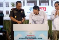Peresmian gedung baru Kejari Jakarta Utara.