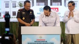 Peresmian gedung baru Kejari Jakarta Utara.
