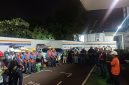 Petugas PLN UP3 Menteng dan PAM Jaya melakukan briefing serta persiapan bersama sebelum pelaksanaan pemeliharaan gardu listrik yang menyuplai IPA Pejompongan 1 PAM Jaya.