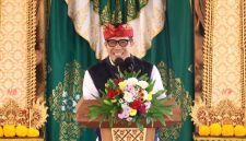 Bupati Tabanan I Komang Gede Sanjaya membuka Parade Gebogan dan Baleganjur 2026 di Ulun Danu Beratan dan The Blooms Bali.