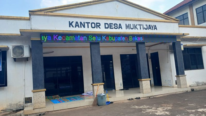 kantor Desa Muktijaya Kecamatan Setu Kabupaten Bekasi