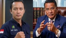 Ketua Umum IWO Dwi Christianto (kiri)