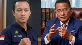 Ketua Umum IWO Dwi Christianto (kiri)
