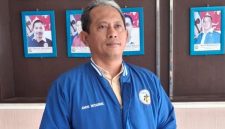 Ketua umum korps alumni KNPI Jakarta Timur Amos Hutauruk