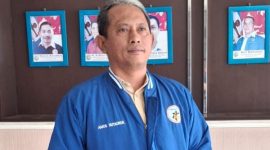 Ketua umum korps alumni KNPI Jakarta Timur Amos Hutauruk