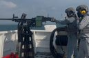Bakamla RI menggelar latihan menembak di perairan timur Pulau Galang untuk menguji kesiapan alutsista, sistem persenjataan, dan personel dalam mendukung operasi keamanan laut Indonesia.