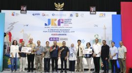 Bank Jakarta turut berpartisipasi dalam Jakarta Kreatif 2026 yang digelar di Istora Senayan, Jakarta, Sabtu (4/7). (Foto: dri)