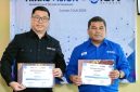 Direksi Marketing & Sales Transvision, Brando Tengdom bersama dengan Direktur Komersial ION Network, Ricky Simanjuntak.
