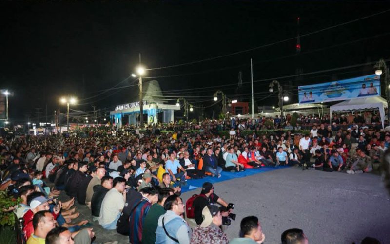 Suasana Nobar final Piala Dunia 2026 di Sumut
