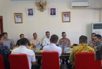 Suasana kunjungan kerja Kapolres Nias Selatan ke DPRD Nias Selatan 
