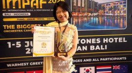 Khanzania Ulya Qira Azzizah meraih gelar juara IMPAF 2026 di Bali dan akan mewakili Indonesia pada kompetisi musik internasional di Seoul, Korea Selatan, November 2026.