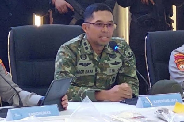 Kodam Jaya menegaskan tidak ada penggusuran di Jalan Kwini VIII, Senen. 