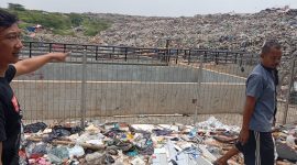 Pembangunan sanitary landfill di TPA Sumurbatu, Kota Bekasi yang bernilai sekitar Rp19 miliar 