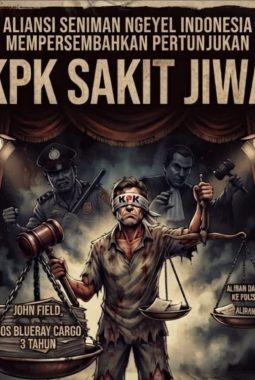 Desak Dewas Periksa Setyo Budiyanto, Aliansi Seniman Ngeyel Gelar Aksi Teater “KPK Sakit Jiwa”