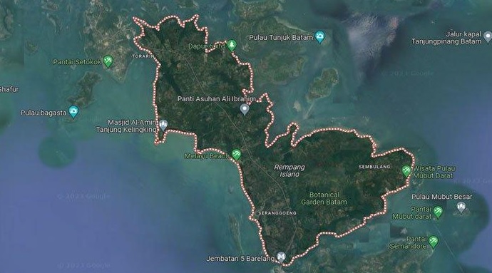 Pulau Rempang (Ist)