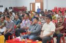 Bupati Nias Selatan, Sokhiatulo Laia, menghadiri secara langsung kegiatan Pemaparan Hasil Pemeriksaan dan Pengujian Kelayakan Struktur Gedung Istana Rakyat