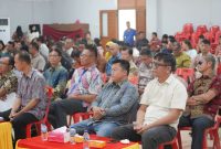 Bupati Nias Selatan, Sokhiatulo Laia, menghadiri secara langsung kegiatan Pemaparan Hasil Pemeriksaan dan Pengujian Kelayakan Struktur Gedung Istana Rakyat