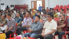 Bupati Nias Selatan, Sokhiatulo Laia, menghadiri secara langsung kegiatan Pemaparan Hasil Pemeriksaan dan Pengujian Kelayakan Struktur Gedung Istana Rakyat