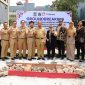Peletakan batu pertama (groundbreaking) biodigester komunalberbasis sampah organik di Rorotan dan Rawa Badak.