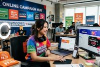 Meski budget campaign cuma Rp10 juta, kamu tetap bisa cuan dan dapat untung besar di e-commerce lho. (Foto: AI)