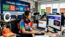 Meski budget campaign cuma Rp10 juta, kamu tetap bisa cuan dan dapat untung besar di e-commerce lho. (Foto: AI)
