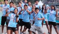Pada laga final kategori U15, tim Cucut Underwater Hockey harus puas membawa pulang medali perak setelah tak mampu meraih kemenangan dari Tim Malaysia.