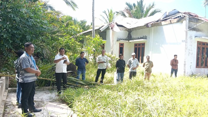 Kondisi kantor Camat Tanah Masa, saat ditinjau wakil Bupati Nias Selatan 