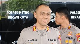 Kapolres Metro Bekasi Kota Kombes Pol Putu Kholis Aryana 