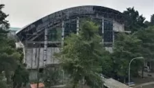 Proses pembangunan GOR Terpadu Kota Bekasi (Foto:Ist)