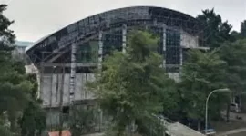 Proses pembangunan GOR Terpadu Kota Bekasi (Foto:Ist)
