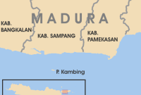 Peta Kepulauan Madura (Foto: Ist))