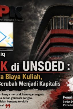 Kasus OTT Rektor Unsoed: Ketika Landasan Kompetensi Mahasiswa Dijadikan Ajang Transaksi