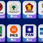 Parpol yang memiliki wakilnya di Senayan (Foto: Istimewa)