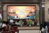Seminar dan Diseminasi Kajian Kesultanan Samudera Pasai dengan fokus pada penelitian, konservasi, pelestarian dan internalisasi makam Sultan Malikussaleh, Rabu (9/9/2026).