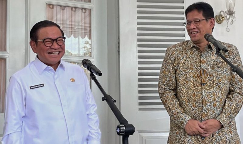 Gubernur DKI Pramono Anung bersama Purbaya Yudhi Sadewa. (Foto: Ist)