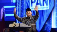 Presiden Prabowo saat memberikan sambutan di acara HUT PAN di Jakarta. (Foto: Ist)