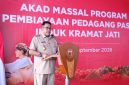 Wagub DKI Jakarta Rano Karno optimistis pembiayaan Bank Jakarta memperkuat modal pedagang Pasar Kramat Jati dan mendorong UMKM naik kelas.