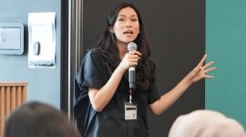 Jessica Gautama, Chief Marketing Officer SCGI Agency berbagi insight seputar cara cari duit di media sosial dan konten kreatif. 