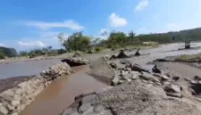 Bendung Notog di Desa Kalinusu, Kecamatan Bumiayu, Brebes. (Sumber Foto: Suara Merdeka)