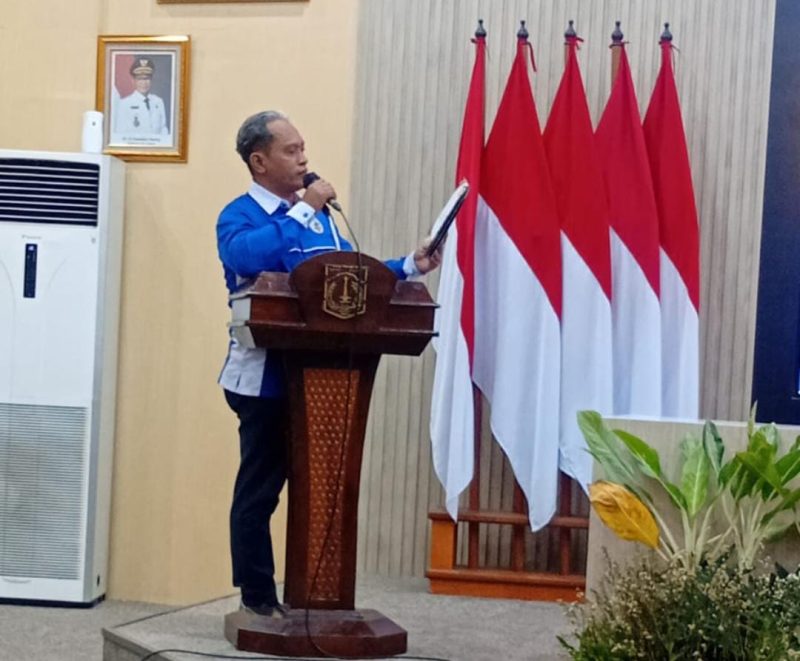 Ketua Korps Alumni KNPI Jakarta Timur, Amos Hutauruk