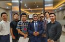 Pengacara G Nyoman Tio Rae bersama tim dan klien saat melaporkan PT Summarecon ke Mabes Polri.
