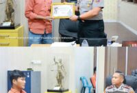 Kapolres Nias Selatan saat terima perwakilan GMNI