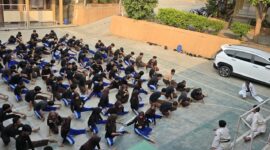 Suasana pelatihan beladiri Ju-Jitsu oleh Polsek Bekasi Selatan 