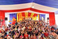 Indomaret Fresh Kebayoran Lama bersama Dancow FortiGro menggelar lomba mewarnai bagi anak-anak untuk mengasah kreativitas dan bakat seni.