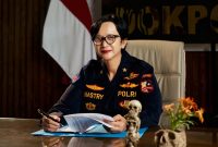 Kepala Biro Kedokteran Kepolisian Brigjen Pol. Sumy Hastry Purwanti mengerahkan tim DVI untuk mengidentifikasi korban KM Virgo. (Foto: Ist)