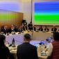 PAM JAYA membawa pengalaman pengelolaan air Jakarta ke forum global PBB di New York, membahas investasi, infrastruktur, water cooling, dan keberlanjutan. (Foto: Ist)
