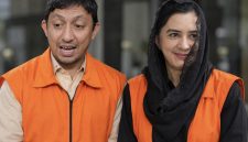 Fahd Arafiq bersama Fadia Arafiq saat memakai rompi tahanan KPK (Foto: Ist)