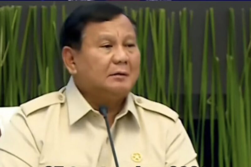 Presiden Prabowo Subianto (Ist)